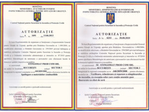Certificat de atestare incarcare / Certificat de atestare verificare